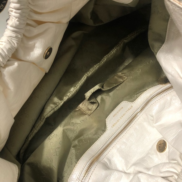 Stella McCartney XL Hobo Bag White Vegan Leather Oversized Designer - Picture 7 of 14